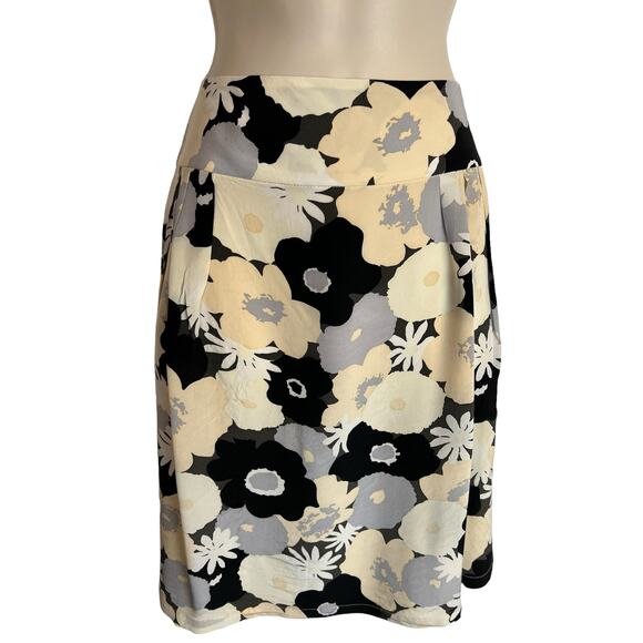 Helen Wang Floral Silk Skirt size 4 - Picture 3 of 11